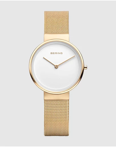 Bering - Classic 31mm Gold Watch