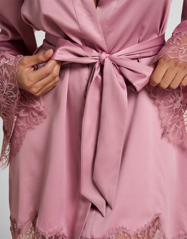 Hunkemoller - Satin Lace Valerie Kimono