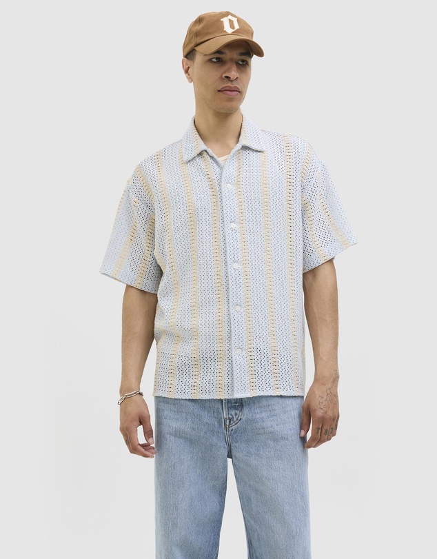 Jack & Jones - Jorbellagio Crochet Shirt SS SN