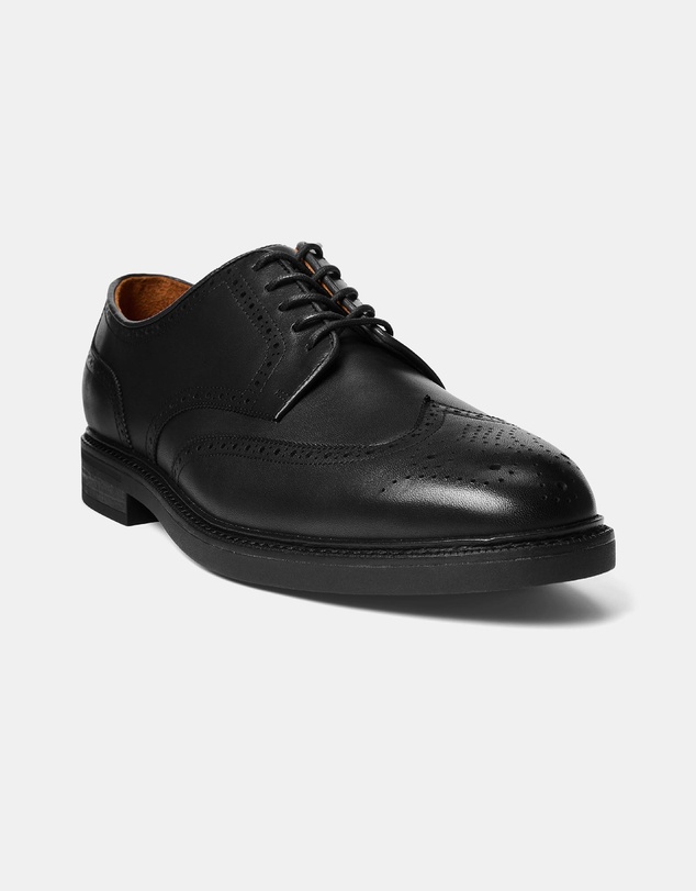 Polo Ralph Lauren - Asher Leather Wingtip Shoes - Men's