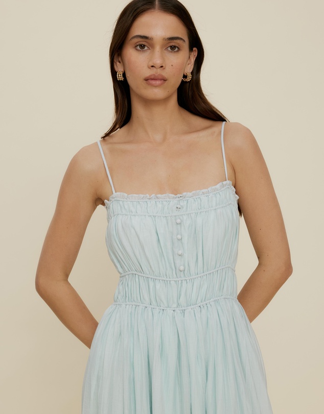The Fated - Rosie Gathered Midi Dress