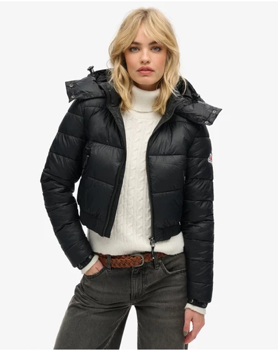 Superdry - Crop Hooded Fuji