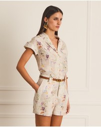 Aqua Blu Australia - Moonflower Christine Shirt