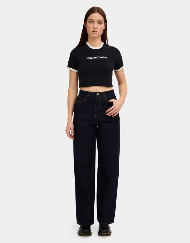 Volcom - Womens Stoned BF High Rise Denim Jeans