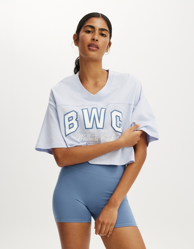 Cotton On Body Active - Cropped Graphic Sporty Tee