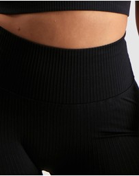 Aim'n - Ribbed Midi Biker Shorts