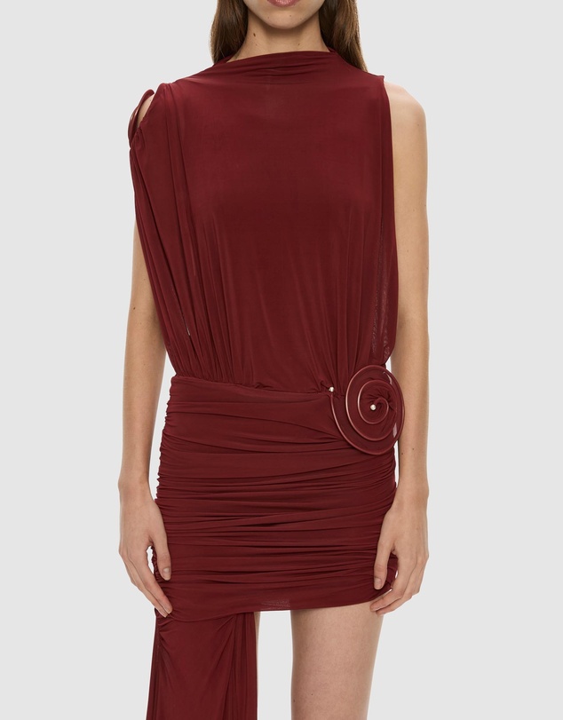 Christopher Esber - Aurelia Sculpted Spiral Cascade Mini Dress
