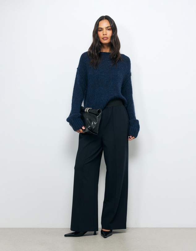 AERE - Arna elastic waist detail pant