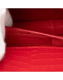 Pre-Loved by Azura Reborn - Pre-Loved Medium Croc Embossed Monogram Sunset Bag