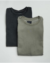 Silent Theory - 2-Pack Curved Hem Crew Tee