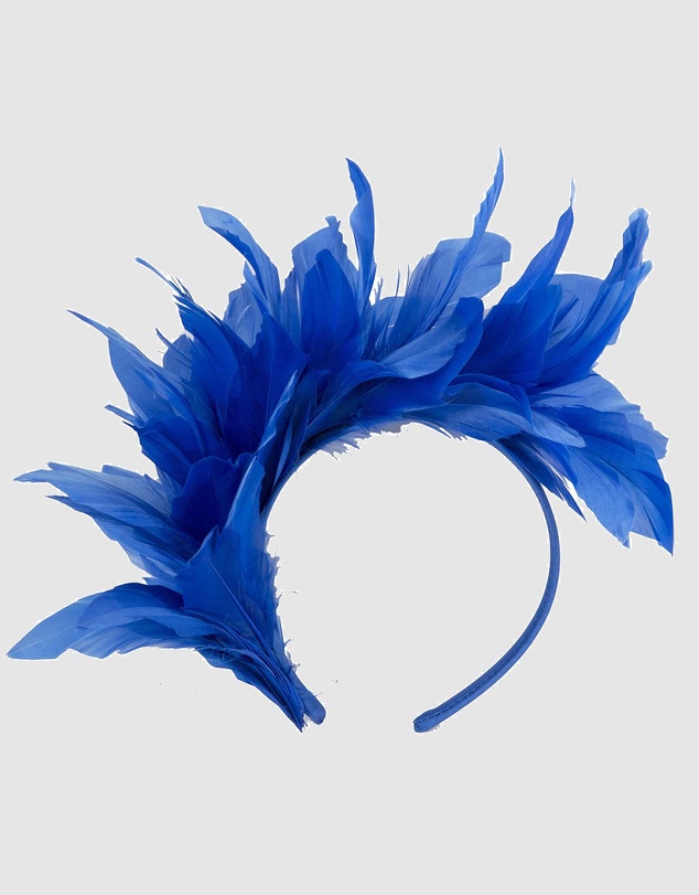 Max Alexander - Modern Royal Blue Racing Fascinator