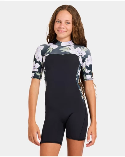 Roxy - Girls 2 to 16 2/2mm Swell Natural Springsuit