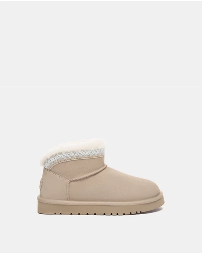 EVERAU - Australian Shepherd Ugg Mini Liora Cow Suede Upper UGG Boots