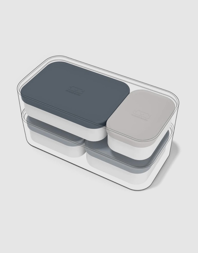 Monbento - Monbento MB Extra Bento Box Containers - Grey Blue Mix