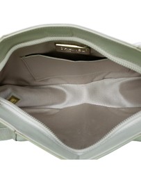 Pre-Loved by Azura Reborn - Pre-Loved Pearlescent Lambskin Midnight Swim Wristlet Clutch