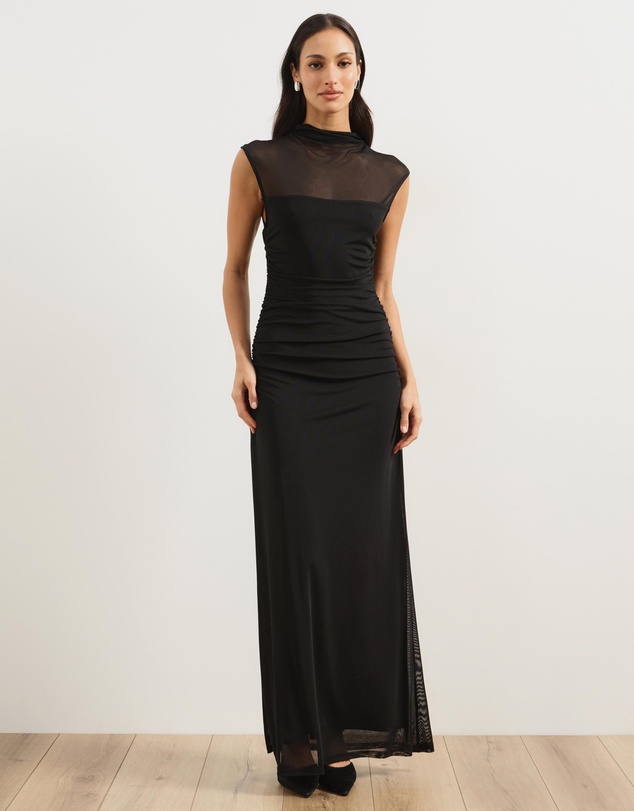 Atmos&Here - Monique Mesh Midi Dress