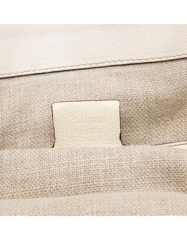 Gucci - Pre-Loved Leather Bamboo Horsebit Tote