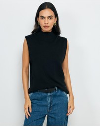 AERE - Pili Wool Cotton Knit Vest