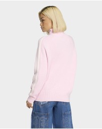 adidas Originals - ADIDAS ORIGINALS FUNNEL NECK QUARTER ZIP Sweatshirt Womens
