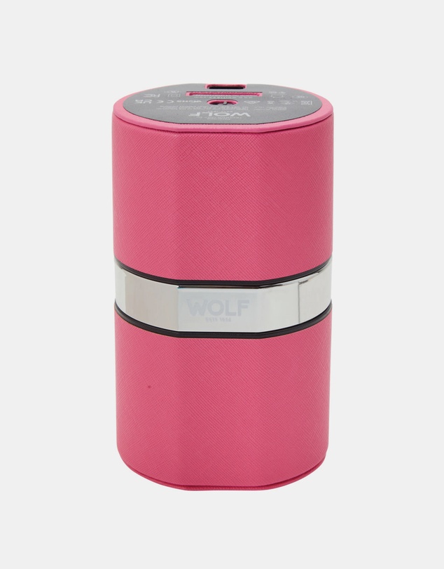 Wolf - Wolf Rocket Travel Watch Winder Pink