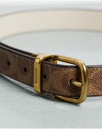 Coach - Classic Reversible Belt In Signature Canvas
