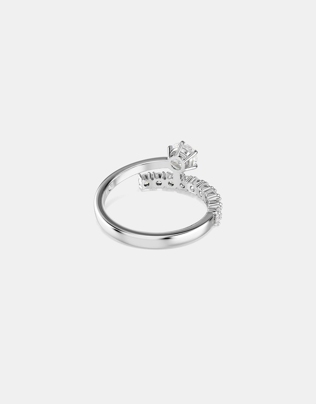 Swarovski - Matrix:Ring Open Whi/Rhs