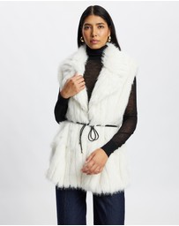 Honey and Beau - Farrah Faux Fur Vest