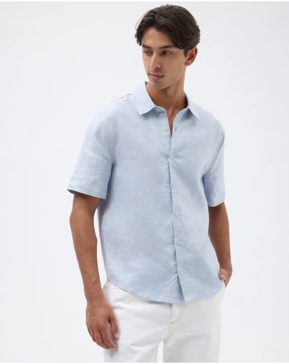 AERE - Euro Resort Linen SS Shirt