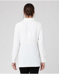 Ripe Maternity - Tina Peplum Shirt