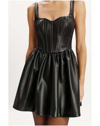 Bardot - Savoy Vegan Leather Mini Dress