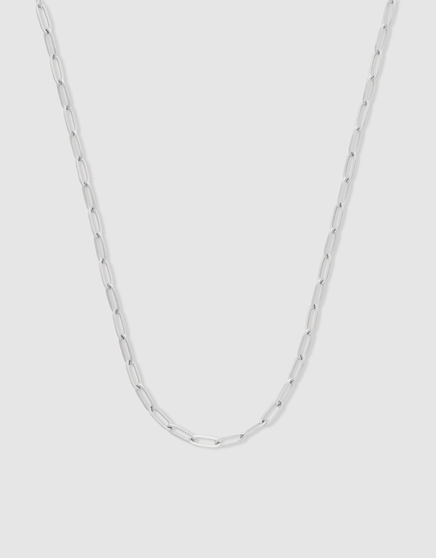 Wanderlust + Co - Petite Harper Silver Essential Chain Necklace