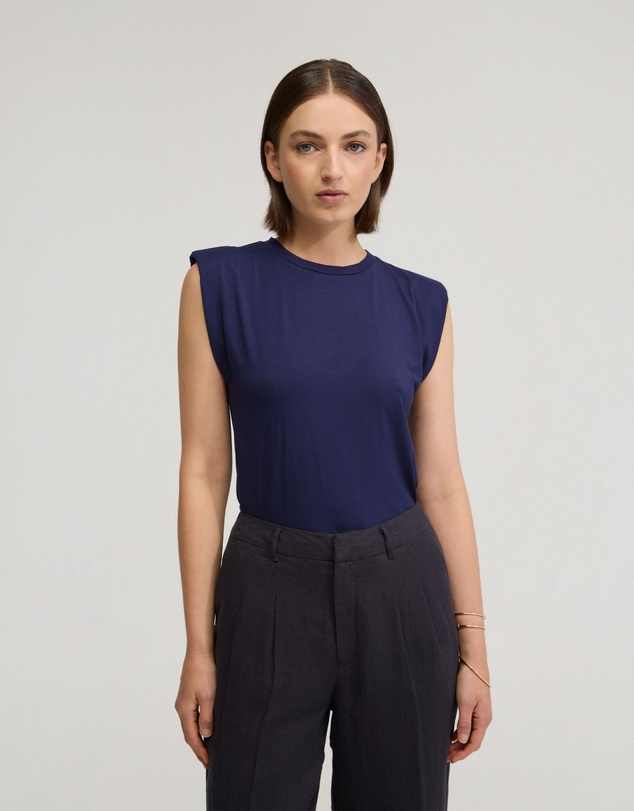 Oxford - Sabrina Crop Jersey Top