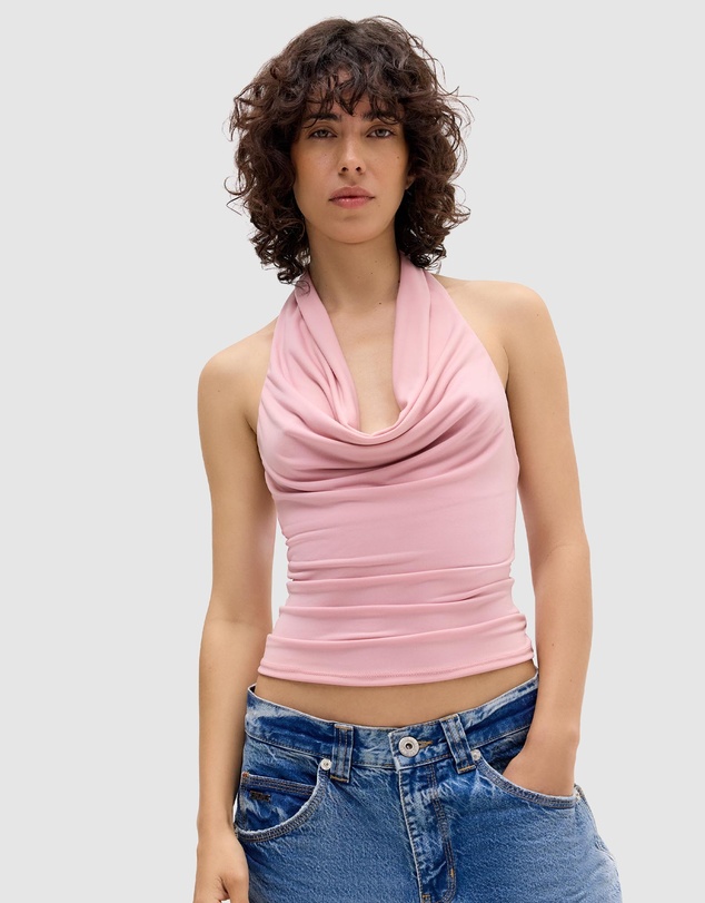 BDG By Urban Outfitters - Coyote Cowl Halterneck Top