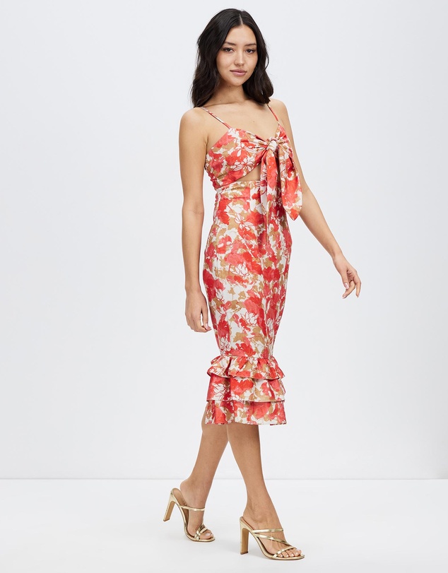 Honey and Beau - Venture Out Tie Dress