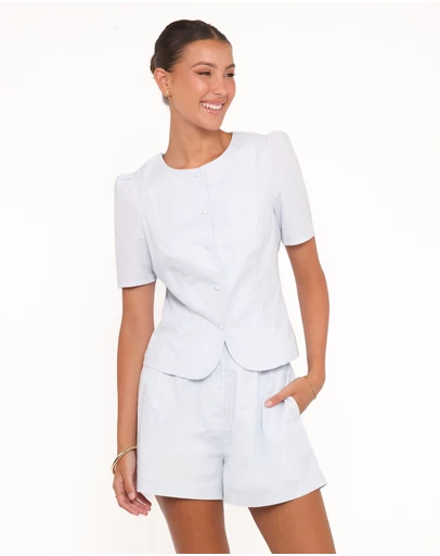 Petal & Pup - Bentley Short Set - Pale Blue