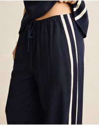 Rhythm - Contrast Linen Track Pants
