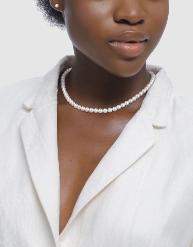 Elli Jewelry - Jewelry Set Classic Pearl 925 Sterling Silver Gold-Plated