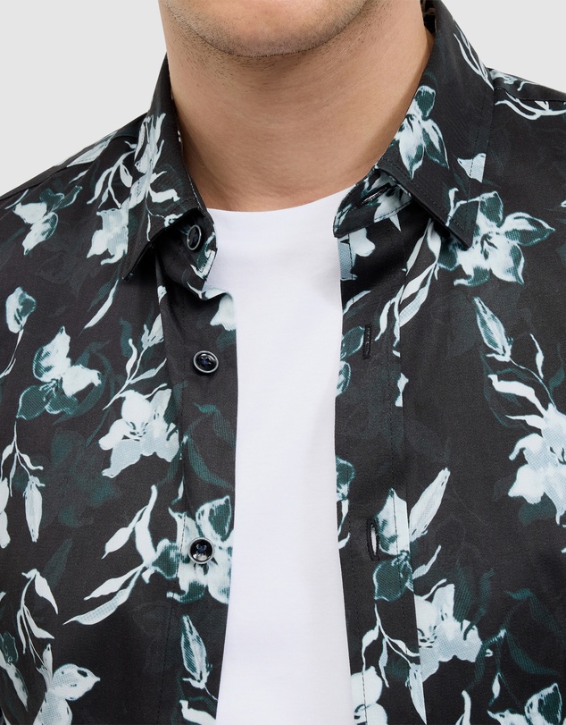 Politix - Shadow Floral Short Sleeve Shirt
