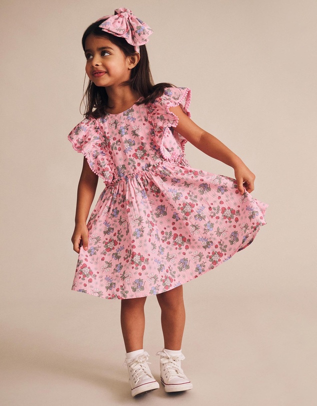 Huxbaby - Strawberry Garden Sunday Best Dress - Babies-Kids