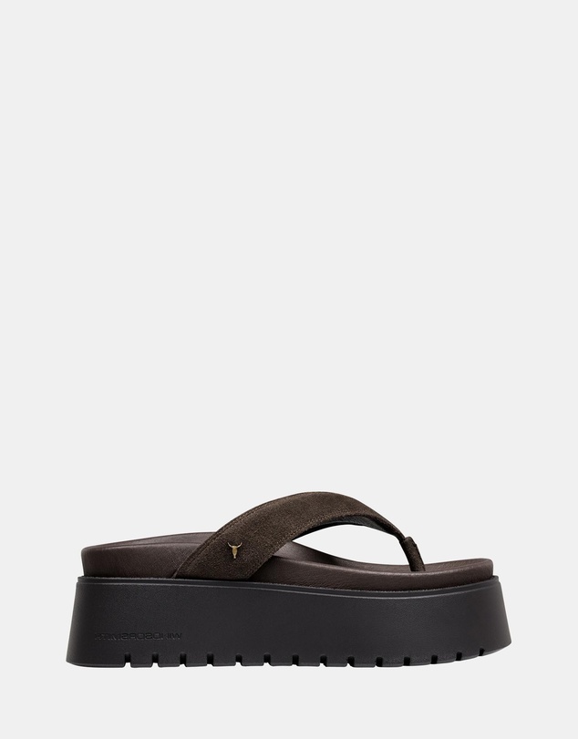 Windsor Smith - Type Dark Choc Suede