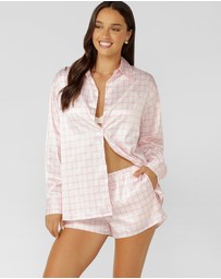 Lorna Jane - Love Game Satin Long Sleeve Shirt