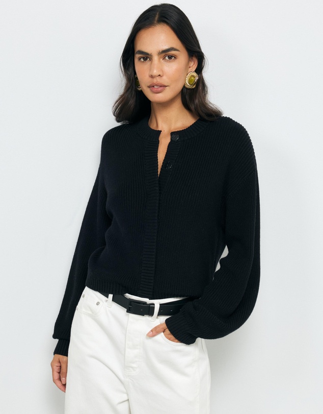 AERE - Tola Cotton Cashmere Cardigan