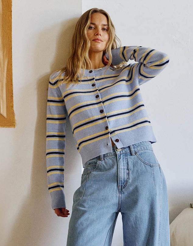 Ceres Life - Laine Long Sleeve Knit Cardi