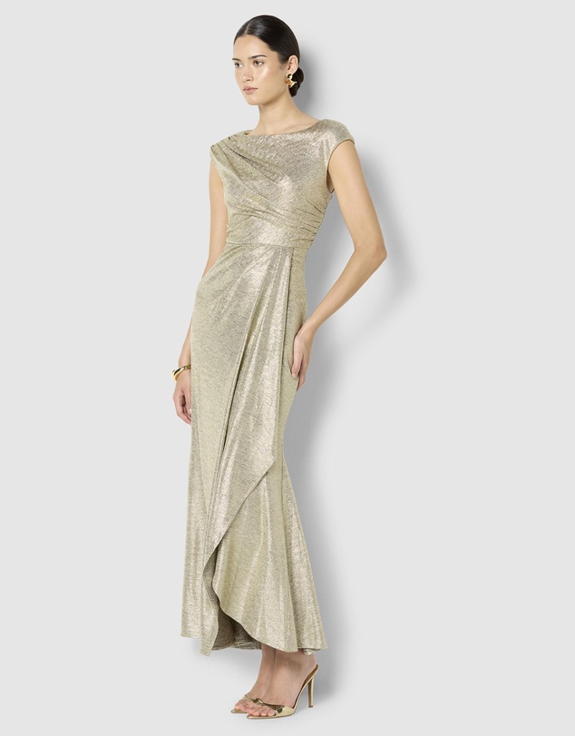 Montique - Beck Metallic Maxi Dress