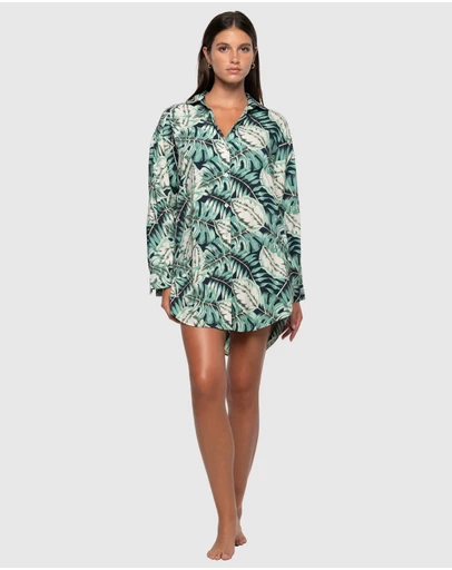 Nip Tuck Swim - Martinique Bronte Button Through Beach Shirt