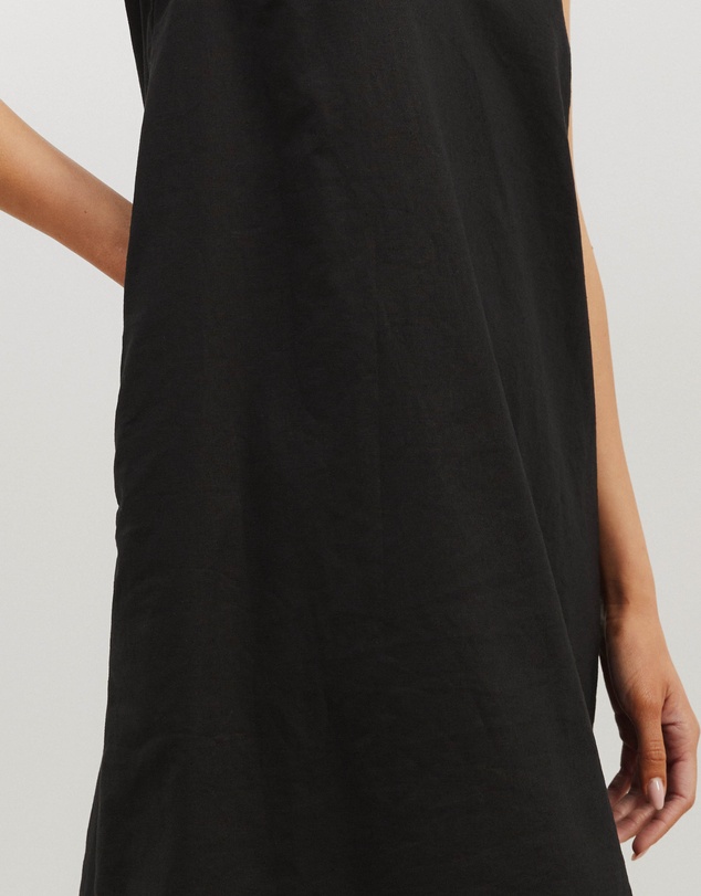 Atmos&Here - Mia A-Line Linen Blend Mini Dress