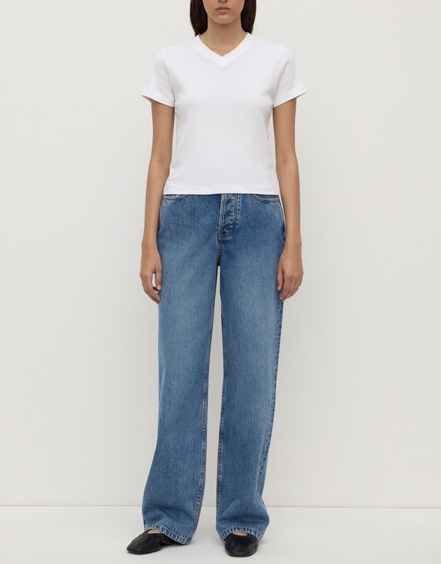 Assembly Label - High Rise Straight Jeans