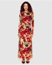 MINKPINK - Selma Mesh Midi Dress