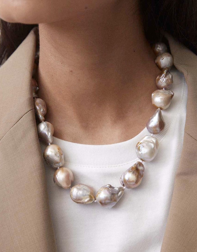 Reliquia Jewellery - Keshi Strand Pearl Necklace