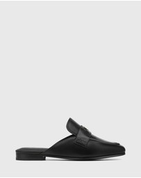 Wittner - Aaron Leather Backless Loafers